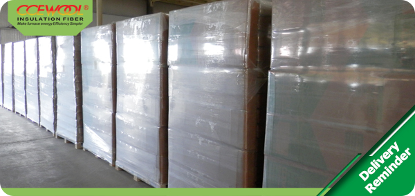 On time shipment – CCEWOOL insulation ceramic board