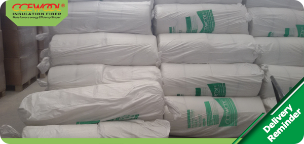 On time shipment – CCEWOOL ceramic fibre insulation blanket