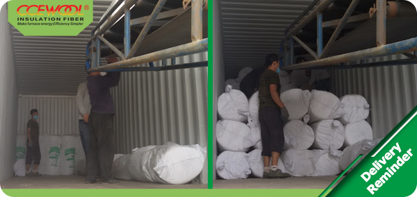 On time shipment – CCEWOOL ceramic fibre insulation blanket