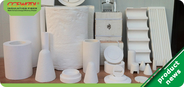 Application of refractory fiber products on furnace