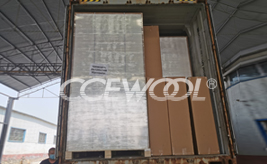 Polish customer - CCEWOOL insulation ceramic fiber board delivery