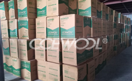 18 containers of CCEWOOL ceramic fiber products are delivered